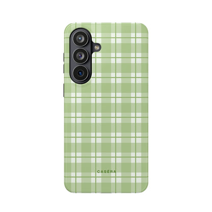 Green Plaid Magnetic Impact-Resistant Phone Case